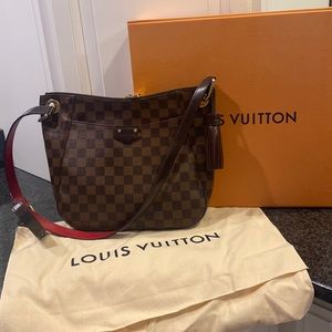 Authentic Louis Vuitton Damier Ebene South Bank Besace crossbody or shou…